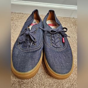 Levi's blue Jean shoes 9.5